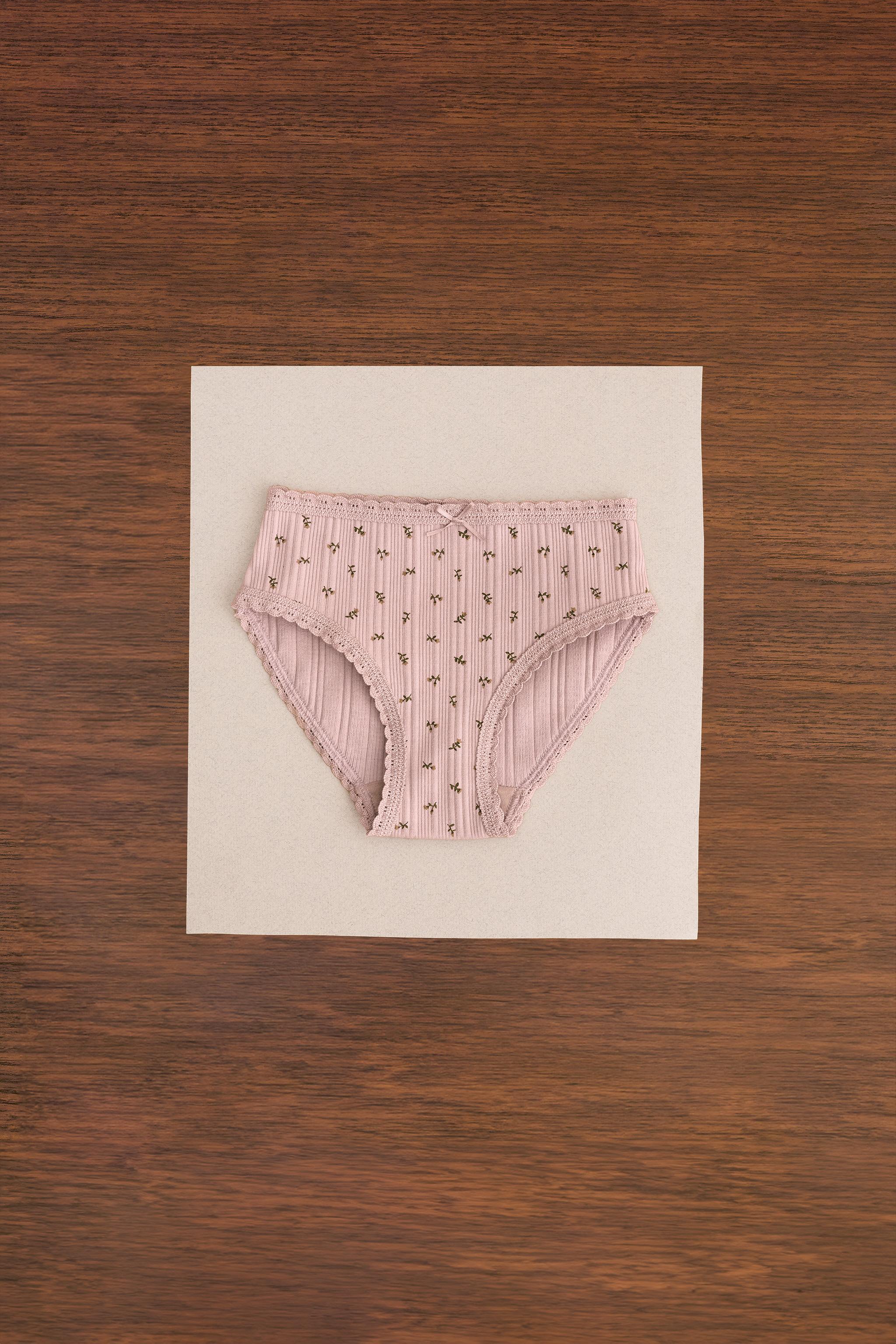 ZARA TIMELESS - THREE-PACK OF RIBBED UNDERWEAR